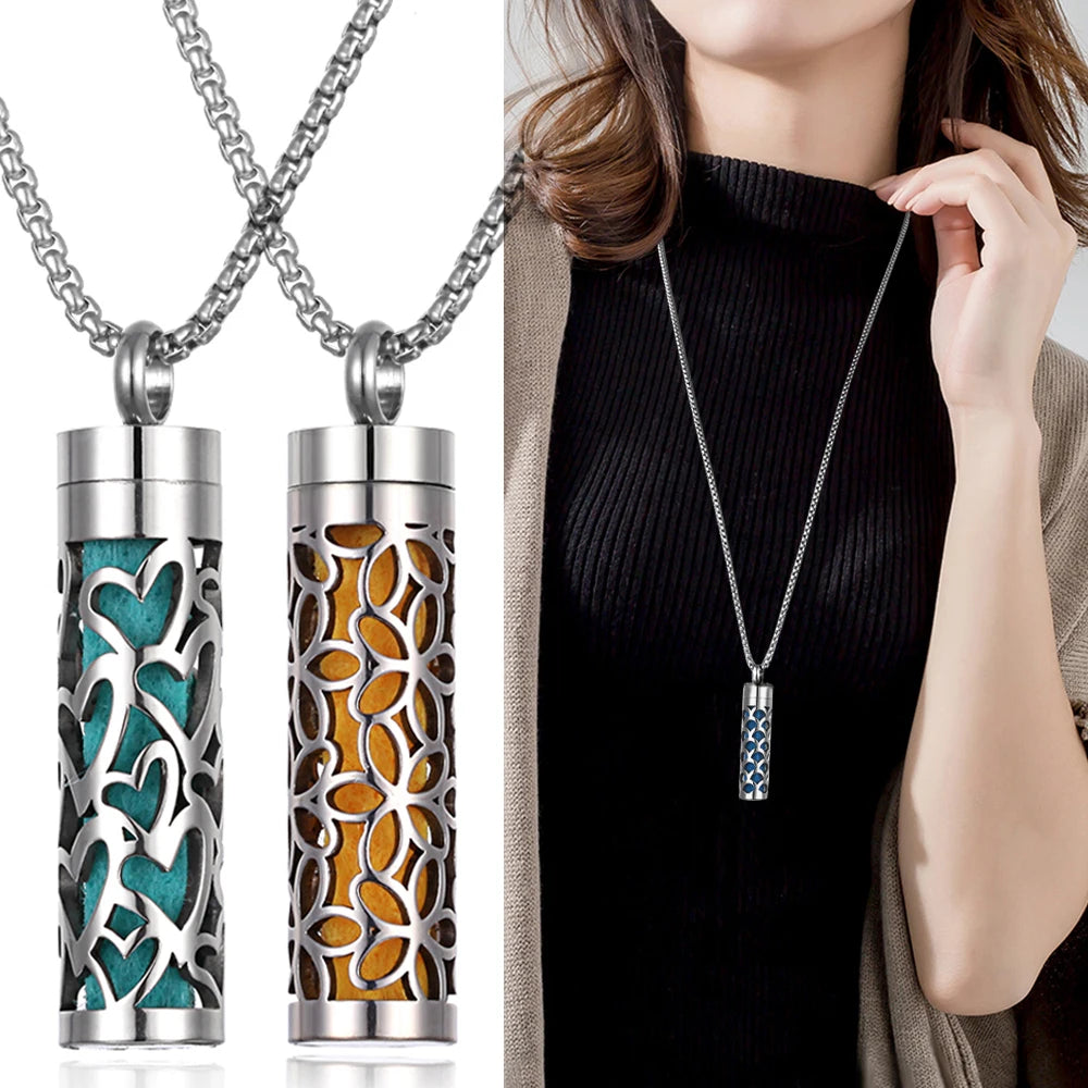 Collier Diffuseur d’Huiles Essentielles ou Parfums – Bijou Zen