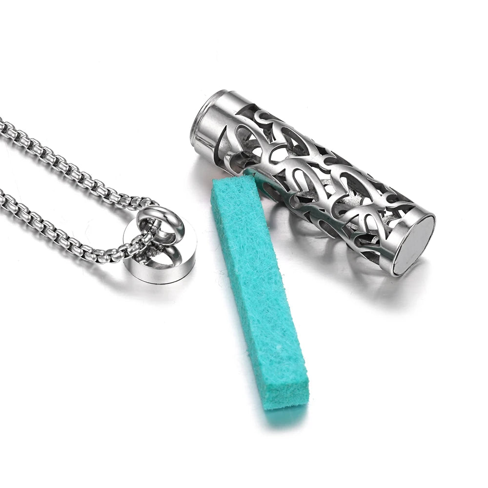 Collier Diffuseur d’Huiles Essentielles ou Parfums – Bijou Zen